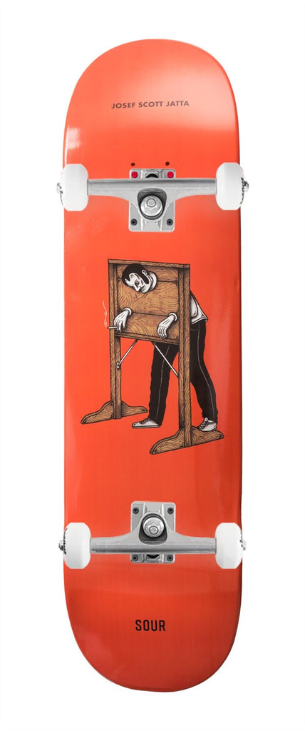 Sour Solution Josef Scott Jatta Guillotine x Venom Custom Complete Skateboard - 8.25"