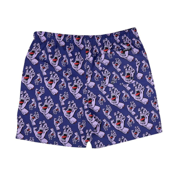 Santa Cruz Swim Shorts Hands All Over Swim Short - Navy Blue - Skatewarehouse.co.uk