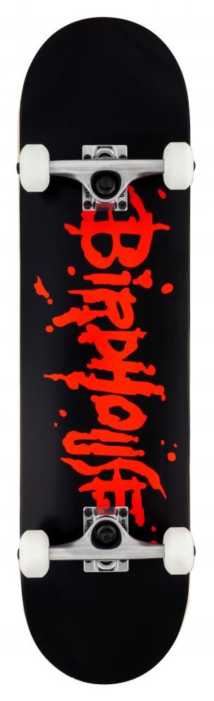 Birdhouse Stage 1 Blood Logo Black Complete Skateboard - 8.0