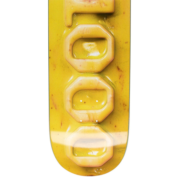 Ceramic OG Logo - Yellow Skateboard Deck - 8.375