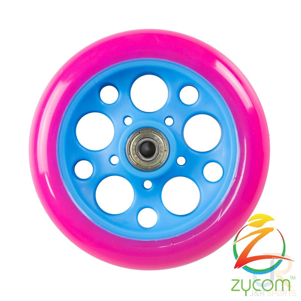 Zycom - 125mm Front - Pink / Blue Scooter Wheels