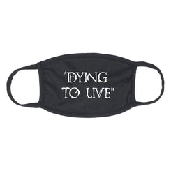 Zero Dying To Live Face Mask Black White - Skatewarehouse.co.uk
