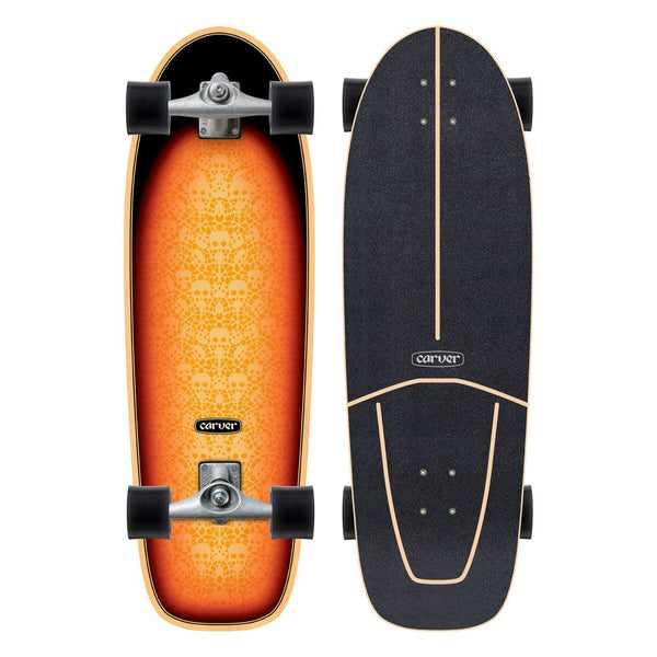 Carver Sunburst - CX Surfskate Cruiser Skateboard - 9.875