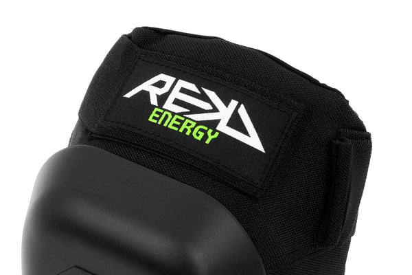 REKD Energy Patrol Skateboard Skate BMX Ramp Knee Pads - Black - Skatewarehouse.co.uk