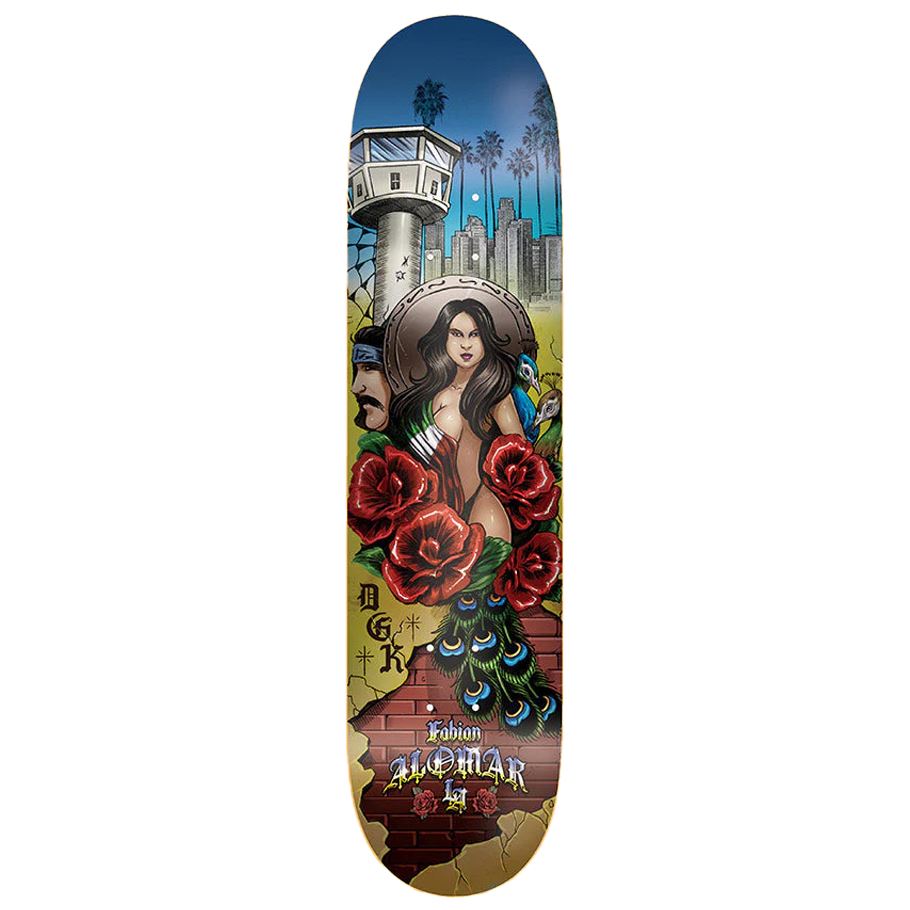 DGK Fabian Alomar 'Street Soldier' Skateboard Deck - 8.0"