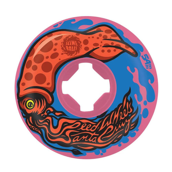 Slime Balls Skateboard Wheels Ink Balls Vomit Mini 99a - Neon Pink - Skatewarehouse.co.uk