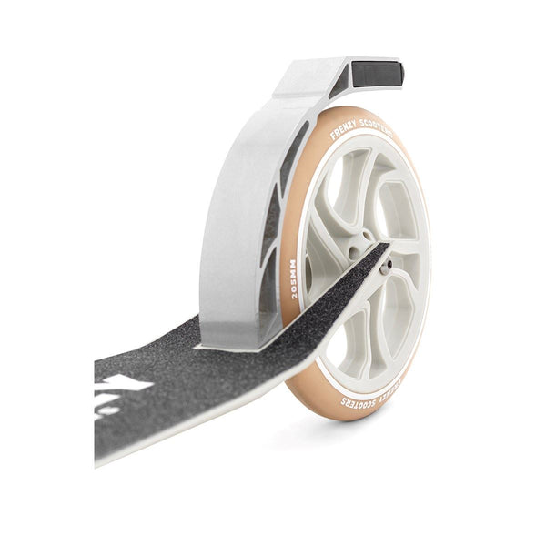 Frenzy 205mm Dual Brake V4 Recreational Scooter - Cream - Skatewarehouse.co.uk