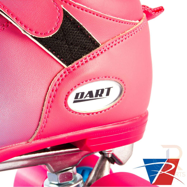 Riedell Dart Ombre Blue / Pink Quad Skates - Skatewarehouse.co.uk