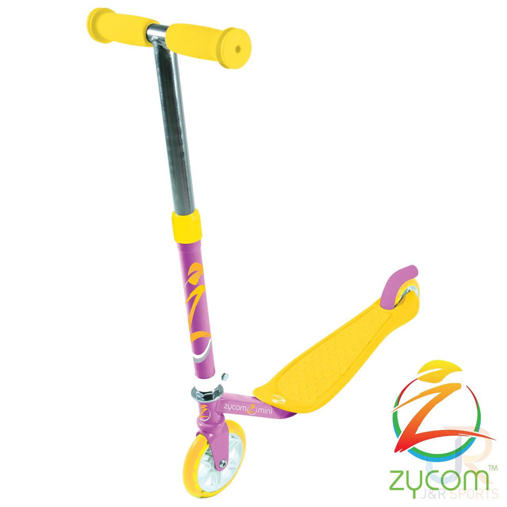 Zycom Mini - Purple / Yellow Complete Scooter - Skatewarehouse.co.uk