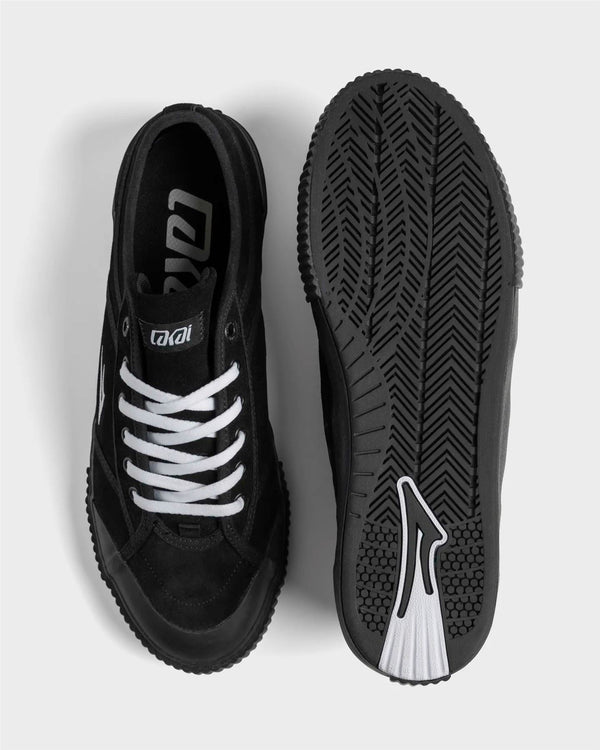 Lakai Conrad Elite Skate Shoes Black Suede
