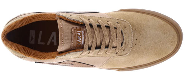 Lakai Manchester Skate Shoes - Tan / Gum - Skatewarehouse.co.uk