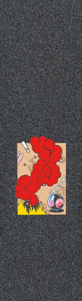 MOB Graphic Skateboard Grip Tape Krux Nora - Skatewarehouse.co.uk