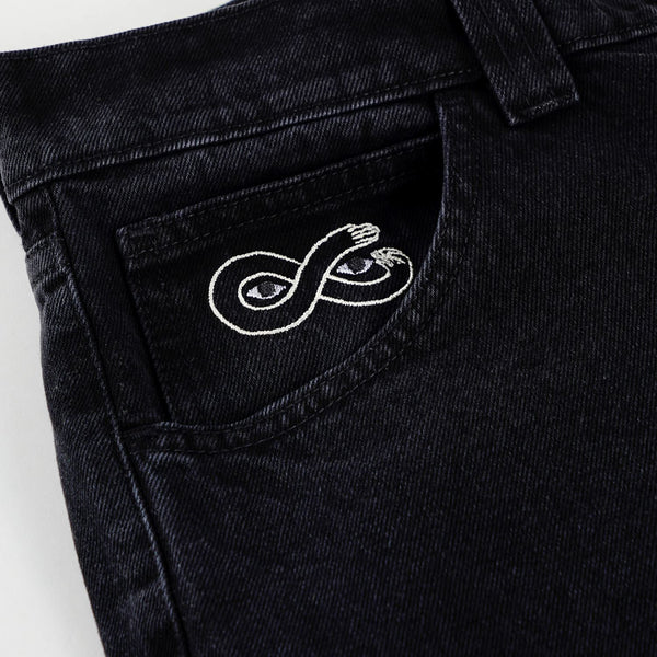 Magenta OG Denim Pants Black - XL