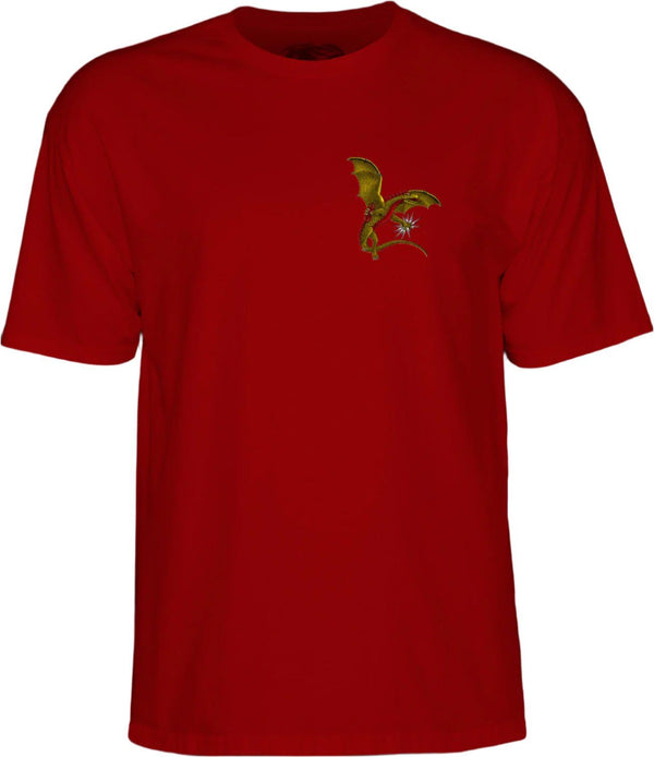 Powell-Peralta Dragons Logo Tee Garnet