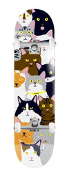 Enjoi Cat Collage R7 Multi x Venom Custom Complete Skateboard - 8"