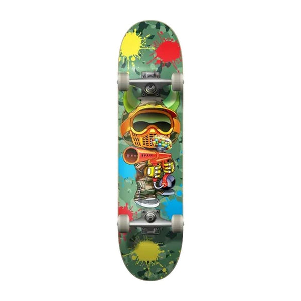 Speed Demons Paintballer Black Complete Skateboard - 7.0