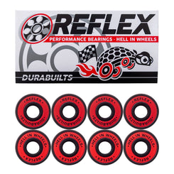 Reflex DURABUILT BEARINGS Red/Black - Skatewarehouse.co.uk