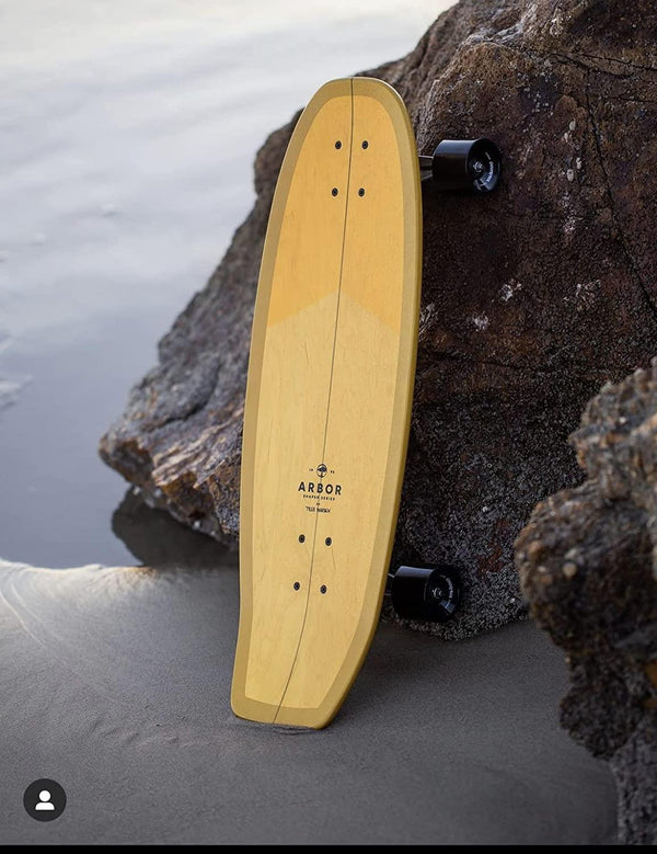 Arbor x Carver Surfskate Shaper Warren C7 Complete Surf Skate Board - 9.875