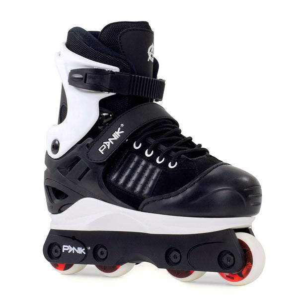 Anarchy Panik III Children's Adjustable Aggressive Skates - Black - Skatewarehouse.co.uk