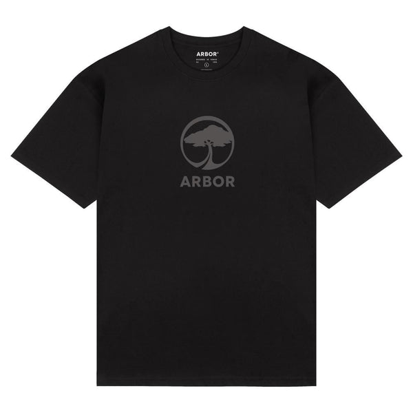 Arbor T-Shirt Landmark T-Shirt - Black - Skatewarehouse.co.uk