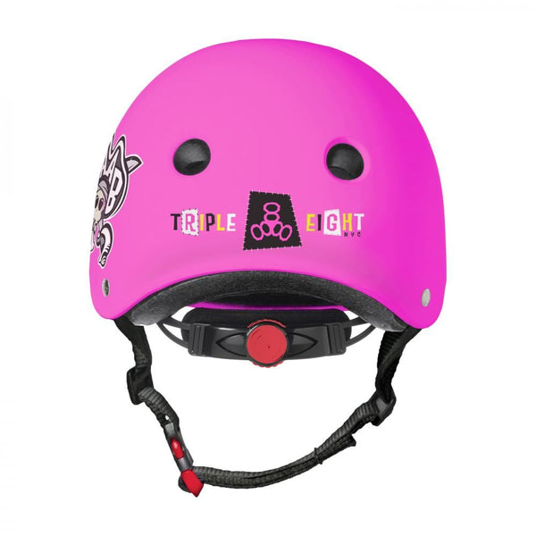 Triple Eight Helmet Youth Lil 8 Staab - Neon Pink
