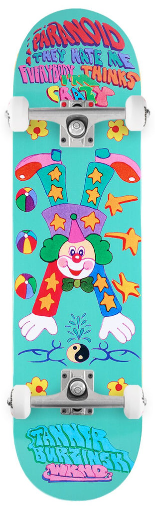 WKND Tanner Burzinski 'Paranoid' (MC) x Venom Custom Complete Skateboard - 8.25"