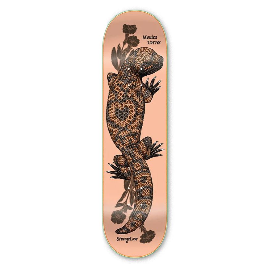 StrangeLove Monica Torres 'Gila' x 31.75 (WB: 14 ) - Sean Cliver Skateboard Deck - 8.25"
