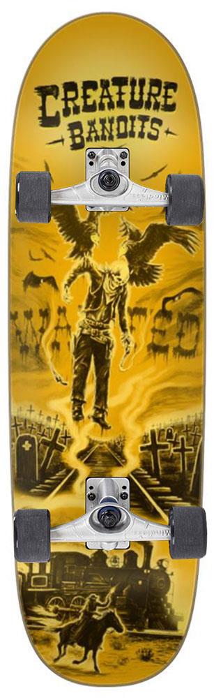 Creature Team Bandits x Mindless Custom Surf Skate Skateboard - 9.25