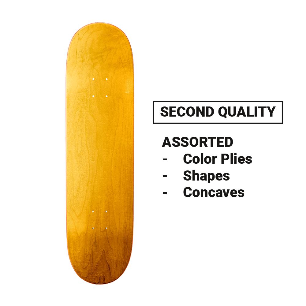 HLC Blank Skateboard Deck - 7.375"