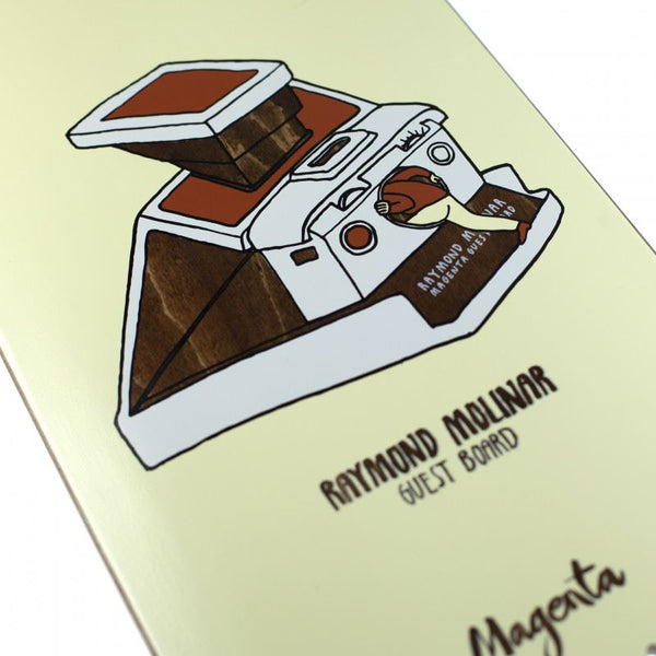 Magenta Raymond Molinar Guest Board Pola  Skateboard Deck - 8.25