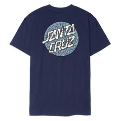 Santa Cruz T-Shirt Other Alive Dot T-Shirt - Midnight Blue - Skatewarehouse.co.uk