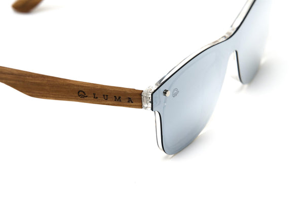 Luma Croyde Recycled Sunglasses - Silver - Skatewarehouse.co.uk
