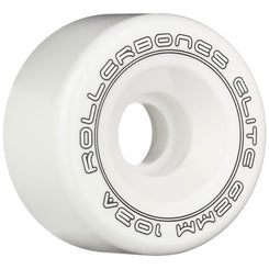 Rollerbones - Art Elite Comp White (8) - / 103a Skateboard Wheels - 62mm