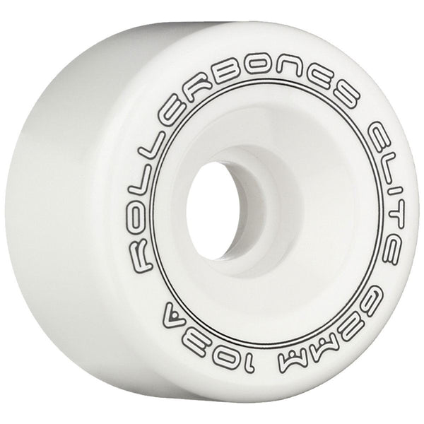Rollerbones - Art Elite Comp White (8) - / 103a Skateboard Wheels - 62mm