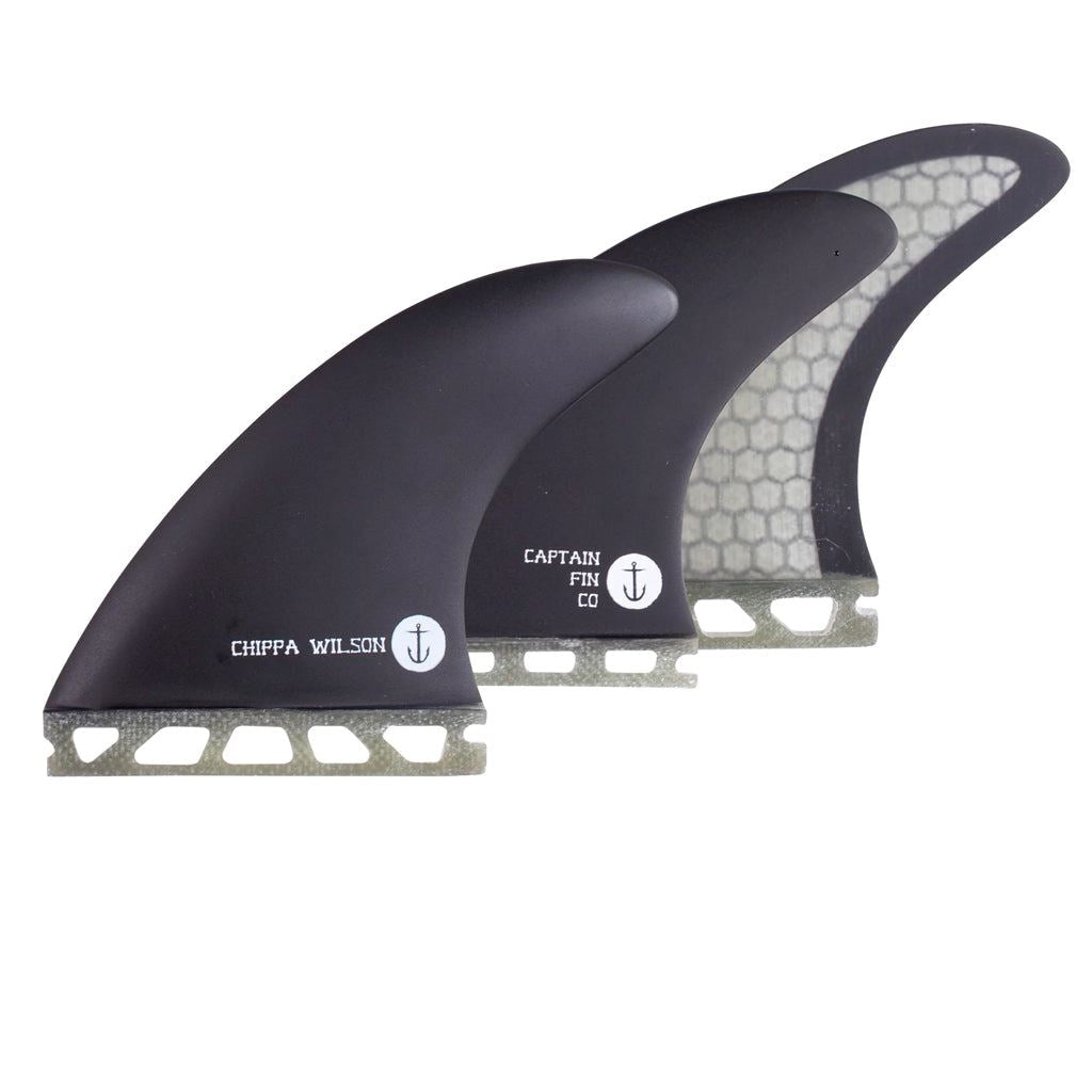 Captain Fin Co - Chippa Wilson New Bones Tri - Medium - Black (Futures) - M