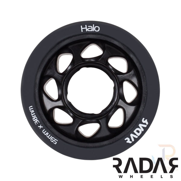 Radar (4) - Halo - Charcoal / Black - / 101a Skateboard Wheels - 59mm