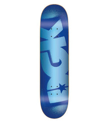 DGK O.G. Logo (Foil) Blue Foil  Skateboard Deck - 8.1" - Skatewarehouse.co.uk