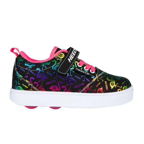 Heelys X2 Pro 20 X2  - Black / Pink / Rainbow - Skatewarehouse.co.uk