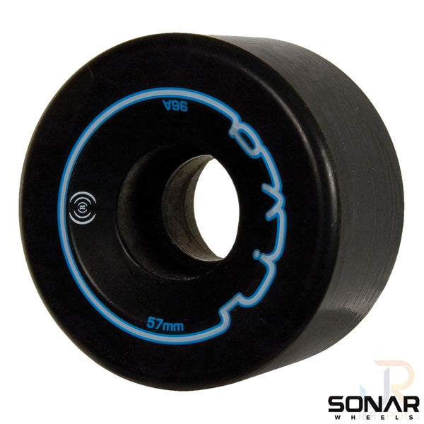 Sonar (4) - Riva - Black - / 96a Skateboard Wheels - 57mm