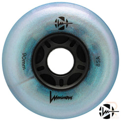 Luminous Led Inline Wheel (Set of 4 Wheels) - Black Pearl - 90Mm/85A - Skatewarehouse.co.uk