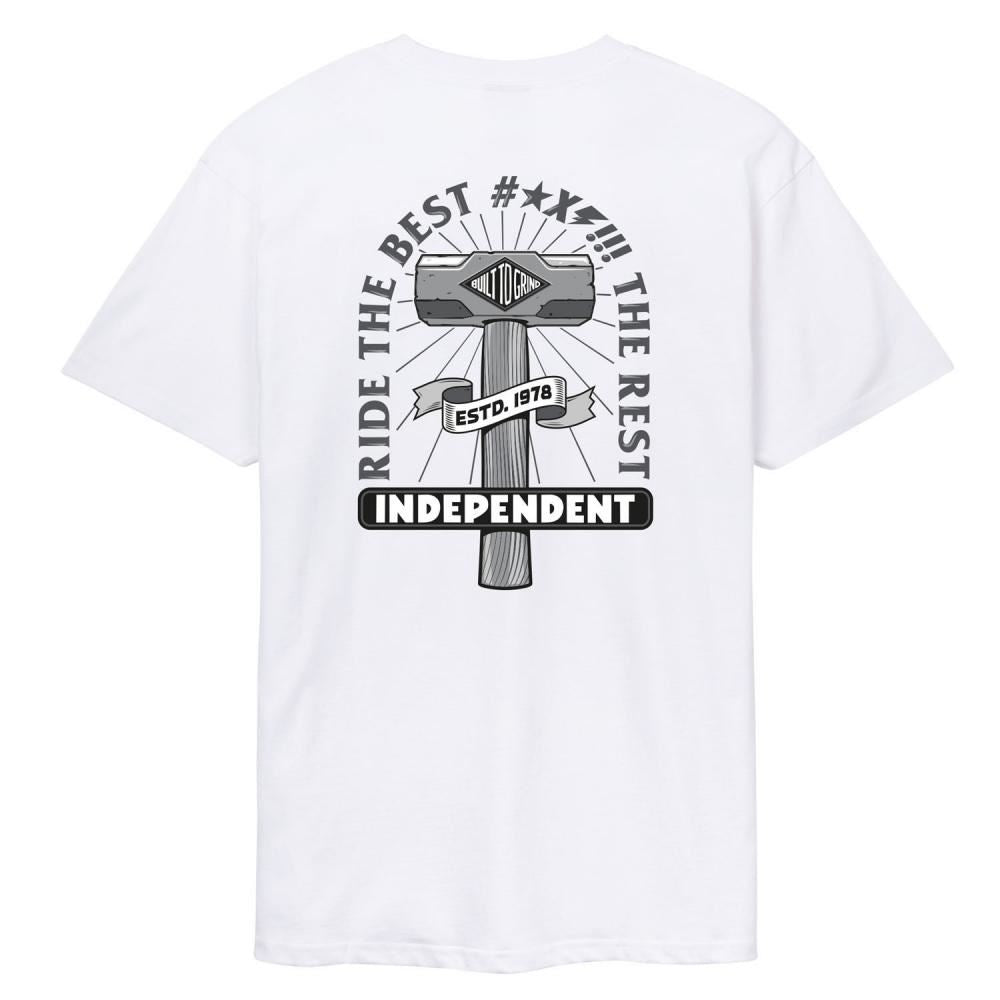 Independent T-Shirt RTB Sledge - White - Skatewarehouse.co.uk