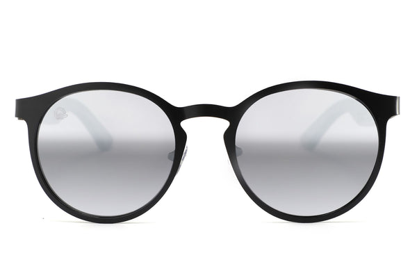 Luma St Ives Sunglasses - Black/Silver - Skatewarehouse.co.uk