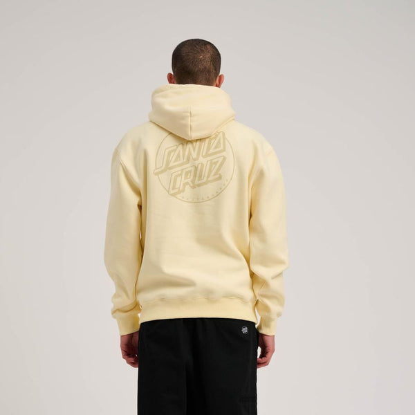Santa Cruz Hood Tonal Opus Dot Stripe Hood - Vanilla - Skatewarehouse.co.uk