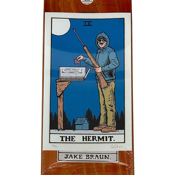 StrangeLove The Hermit 'Tarot' x (WB: ) Sean Cliver Skateboard Deck - 8.25