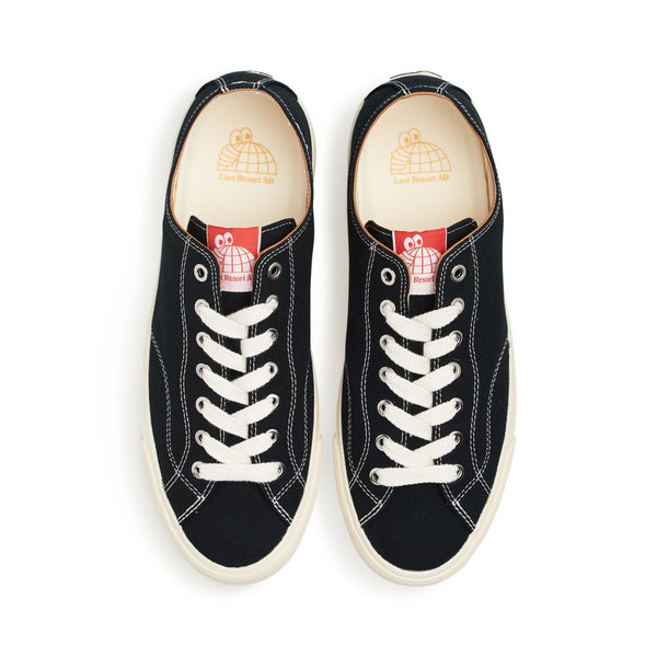 VM003 LO Canvas (Black / White) Shoes - UK 8