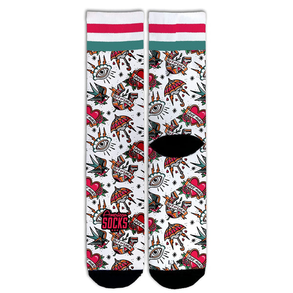 American Socks Love Hurts - Mid High Socks