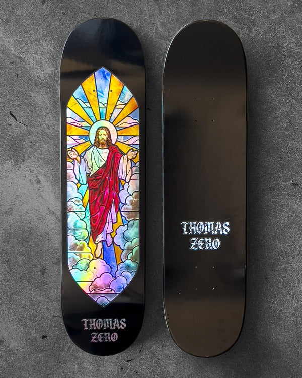 Zero Skateboard Stained Glass Jamie Thomas Skateboard Deck - 8.25