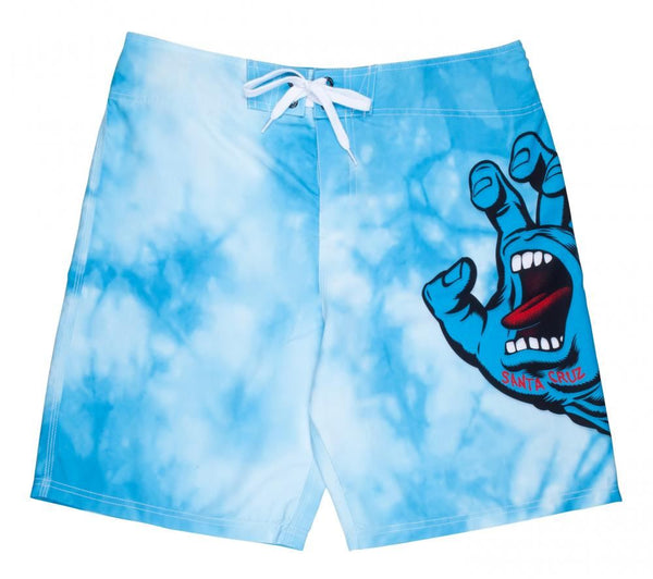 Santa Cruz Shorts Tie Dye Hand Boardie - Blue Tie Dye - Skatewarehouse.co.uk
