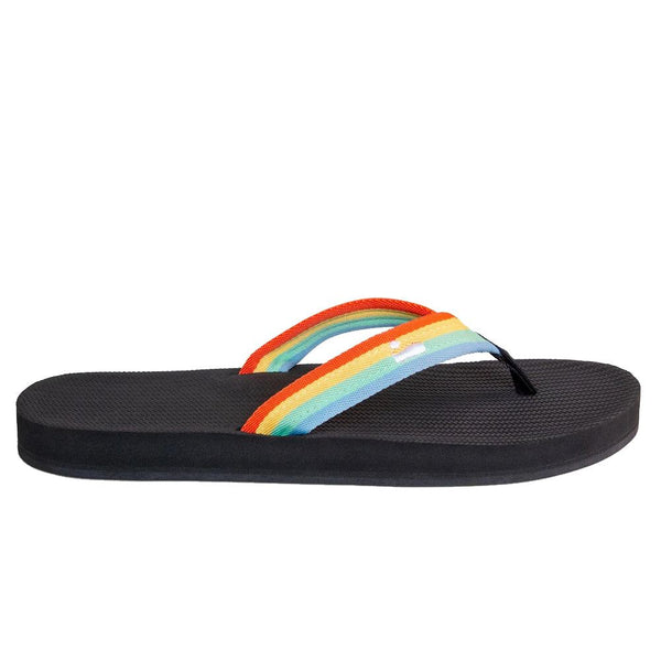 Indosole - Mens Flip Flops - Easy Living - Rainbow Shoes