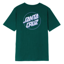Santa Cruz Womens T-Shirt Partial Dot - Emerald - Skatewarehouse.co.uk